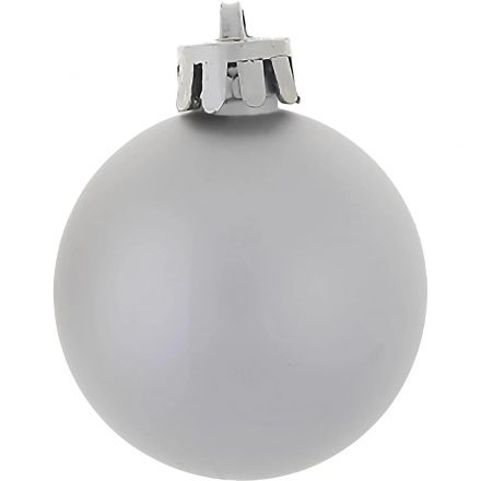 Набор шаров Серебряный жемчуг, 12шт D 4 см, L9,5 W9,5 H10,5 см, 722880