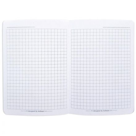Блокнот BeSmart 105х140мм,32л,клетка,скрепка,Nude N3136