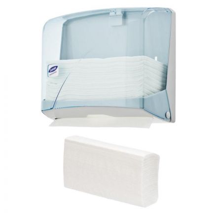 Полотенца бумажные листовые Viva Z-сложения 1-слойные 16 пачек по 200 листов