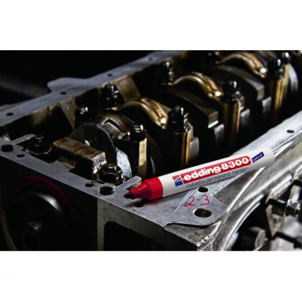 Маркер промышленный Edding E-8300 для жирных и пыльных поверхностей черный (1.5-3 мм) Маркер промышленный Edding E-8300 для жирных и пыльных поверхностей черный (1.5-3 мм)