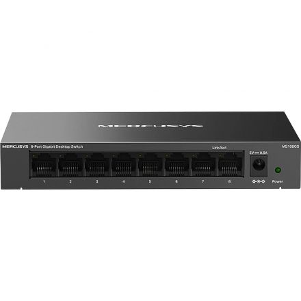 Коммутатор Mercusys MS108GS (L2) 8x1Гбит/с неуправляемый