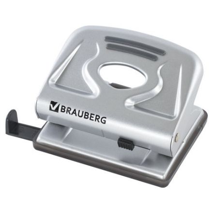 Дырокол металлический BRAUBERG "Metallic", до 20 листов, серебристый, 224339 Дырокол металлический BRAUBERG "Metallic", до 20 листов, серебристый, 224339