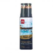 Карандаши акварельные Deli Arte Nuevo липа 24 цв/наб мет.туб. 68100 Карандаши акварельные Deli Arte Nuevo липа 24 цв/наб мет.туб. 68100