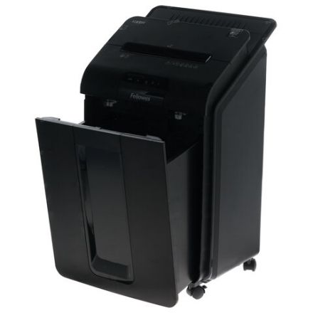 Уничтожитель (шредер) FELLOWES AUTOMAX 100M, 4 уровень секретности, фрагменты 4х10 мм, 100 листов, корзина 23 литра, FS-462, FS-46292 Уничтожитель (шредер) FELLOWES AUTOMAX 100M, 4 уровень секретности, фрагменты 4х10 мм, 100 листов, корзина 23 литра, FS-462, FS-46292