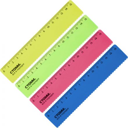 Линейка 15см с волнистым краем NEON Cristal ЛН174 Линейка 15см с волнистым краем NEON Cristal ЛН174