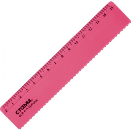 Линейка 15см с волнистым краем NEON Cristal ЛН174 Линейка 15см с волнистым краем NEON Cristal ЛН174