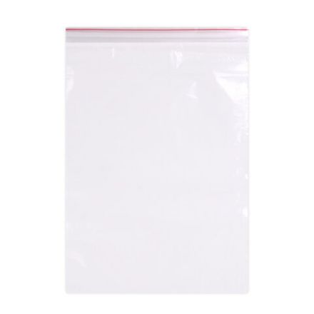 Пакеты ZIP LOCK "зиплок" ПРОЧНЫЕ, комплект 100 шт., 180х250 мм, ПВД, 60 мкм, BRAUBERG EXTRA, 608173