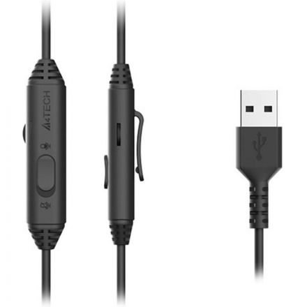 Гарнитура A4Tech Fstyler (FH100U (PANDA)) белый/черный 2м накладные USB Гарнитура A4Tech Fstyler (FH100U (PANDA)) белый/черный 2м накладные USB