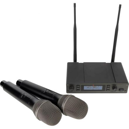 Радиосистема Axelvox DX800HT, 2-х канальная, 2 ручных мкф