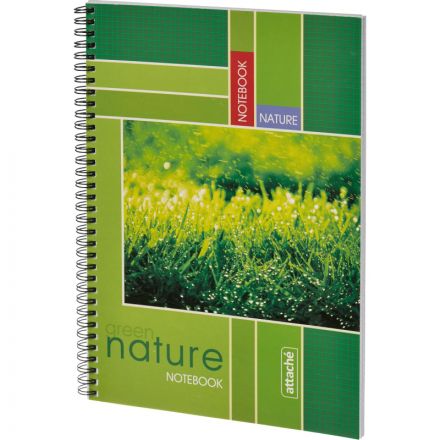 Тетрадь общая Attache А4 120 листов в клетку на спирали Тетрадь общая Attache А4 120 листов в клетку на спирали