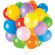 Шары воздушные 25 см, 100 штук, "ЯРКИЕ ЦВЕТА", ассорти, BRAUBERG KIDS, 591873