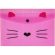 Папка-конверт на кнопке А5 №1School Kitty 2 шт/уп (1 роз., 1 черн)
