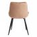Стул Tetchair ABRUZZO ( mod. 8060 ) металл/вельвет, 52 х 63 х 85 см, коричневый (HLR11)/черный СПб