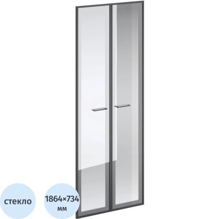Двери IN FORMANT стекл. 2 шт 129H113 734х21х1864