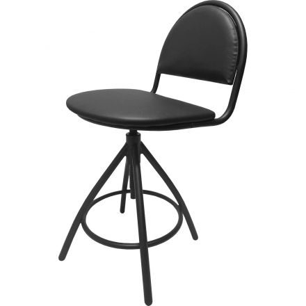 Стул лабораторный КО_EChair 232 PPU к/з черный, винт Стул лабораторный КО_EChair 232 PPU к/з черный, винт