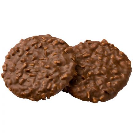 Печенье сдобное Деловой Стандарт Печенье и фундук в шоколаде, 450г Печенье сдобное Деловой Стандарт Печенье и фундук в шоколаде, 450г
