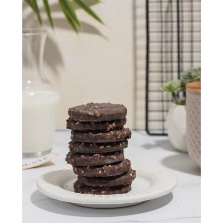 Печенье сдобное Деловой Стандарт Печенье и фундук в шоколаде, 450г Печенье сдобное Деловой Стандарт Печенье и фундук в шоколаде, 450г