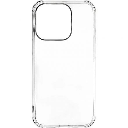 Чехол клип-кейс PERO силикон для Apple iPhone 15 прозрачный усиленный Чехол клип-кейс PERO силикон для Apple iPhone 15 прозрачный усиленный