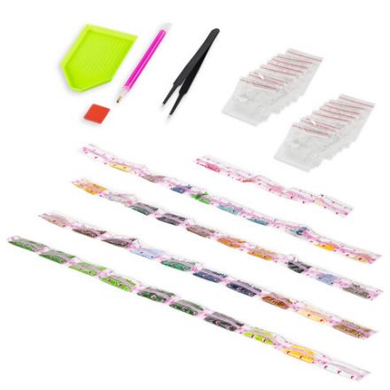 Картина стразами (алмазная мозаика) 40х50 см, ОСТРОВ СОКРОВИЩ "Домик в лесу", без подрамника, 662417 Картина стразами (алмазная мозаика) 40х50 см, ОСТРОВ СОКРОВИЩ "Домик в лесу", без подрамника, 662417