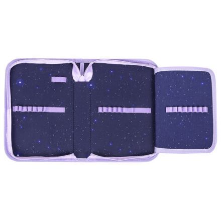 Пенал BRAUBERG, 1 отделение, 1 откидная планка, полиэстер, 21х14 см, "Anime cat", 272322