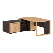 Стол руководителя с тумбой ACT 1918(L) Дуб Бофорд/Венге Магия 1900х1800х750 ALTO Стол руководителя с тумбой ACT 1918(L) Дуб Бофорд/Венге Магия 1900х1800х750 ALTO