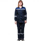 Костюм рабочий летний жен. л20-КБР син/вас (р.52-54) 158-164 Костюм рабочий летний жен. л20-КБР син/вас (р.52-54) 158-164