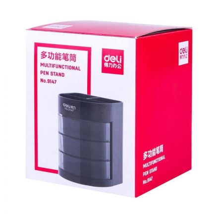 Набор настольный Deli E38253 12 предметов черный Набор настольный Deli E38253 12 предметов черный