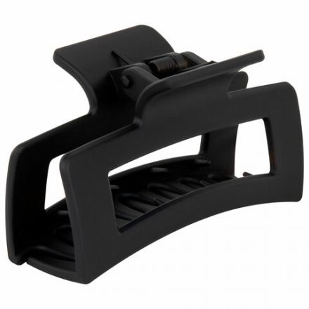 Краб для волос 8,5 см, soft-touch, чёрный, MONTE VITA (МОНТЕ ВИТА), 457002