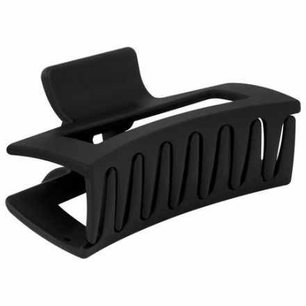 Краб для волос 8,5 см, soft-touch, чёрный, MONTE VITA (МОНТЕ ВИТА), 457002