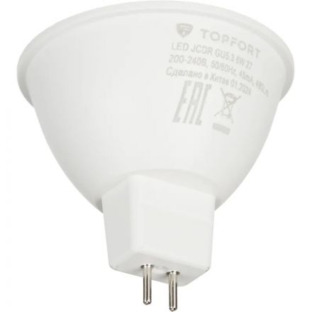 Лампа светодиодная Topfort GU5.3 220V 6W 2700K