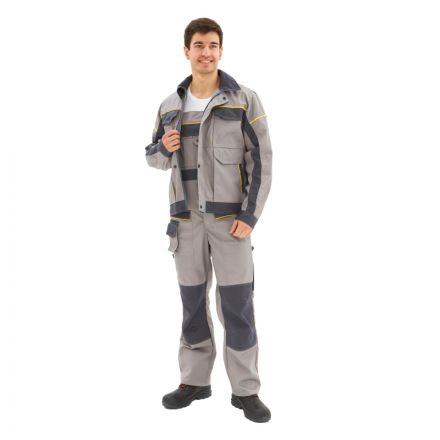 Костюм рабочий летний муж. л31-КПК св.сер./сер (р.44-46) 170-176