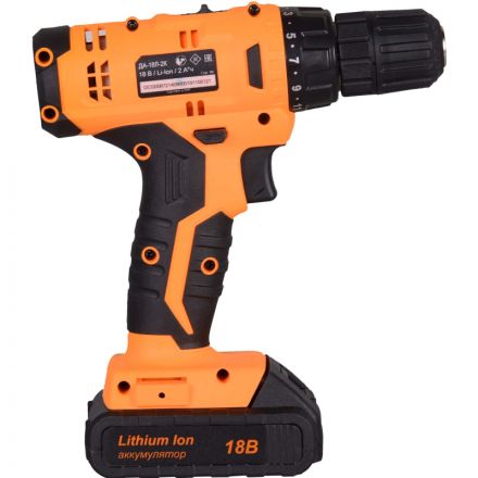 Шуруповерт аккумуляторный Вихрь ДА-18Л-2к Шуруповерт аккумуляторный Вихрь ДА-18Л-2к