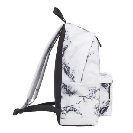 Рюкзак BRAUBERG СИТИ-ФОРМАТ универсальный, "White marble", бело-черный, 41х32х14 см, 229886 Рюкзак BRAUBERG СИТИ-ФОРМАТ универсальный, "White marble", бело-черный, 41х32х14 см, 229886