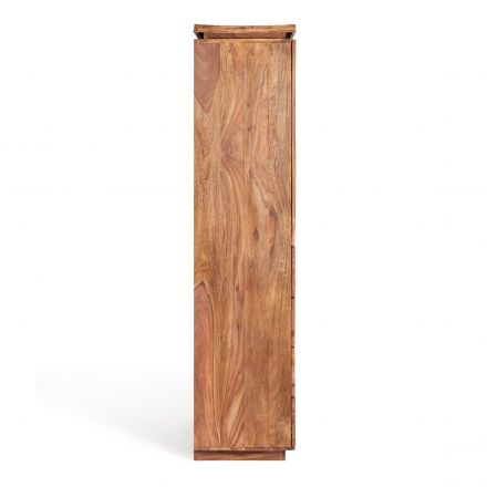 Шкаф-стеллаж Secret de Maison Росвуд/Rosewood (мод. 9805) массив палисандра/стекло, 100х45х192см, натуральный тонированный