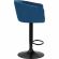 Стул барный LO_DOBRIN DARCY BLACK LM-5025_B-M_V-1922-20 синий велюр