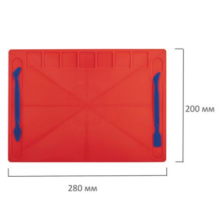 Доска для лепки А4, 280х200 мм, ассорти, 2 стека, ДЛ-02 Доска для лепки А4, 280х200 мм, ассорти, 2 стека, ДЛ-02