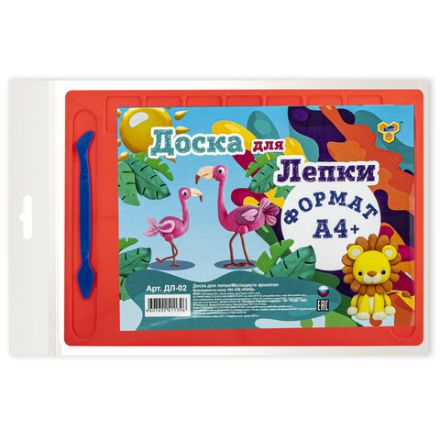 Доска для лепки А4, 280х200 мм, ассорти, 2 стека, ДЛ-02 Доска для лепки А4, 280х200 мм, ассорти, 2 стека, ДЛ-02