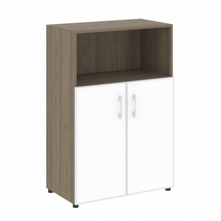 Yalta Шкаф LT.ST-2.2 R white Вяз/Стекло white 800*450*1195