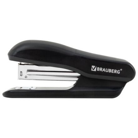 Степлер №24/6, 26/6 BRAUBERG "SX-39", до 25 листов, черный, 228590 Степлер №24/6, 26/6 BRAUBERG "SX-39", до 25 листов, черный, 228590