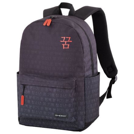 Рюкзак HEIKKI ENERGETIC (ХЕЙКИ) универсальный, эргономичный, "Korean", черный, 43х30х16 см, 272531 Рюкзак HEIKKI ENERGETIC (ХЕЙКИ) универсальный, эргономичный, "Korean", черный, 43х30х16 см, 272531