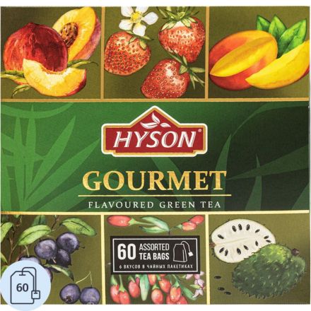 Чай Hyson Gurmet Tea Collection зеленый 60 пакетиков Чай Hyson Gurmet Tea Collection зеленый 60 пакетиков