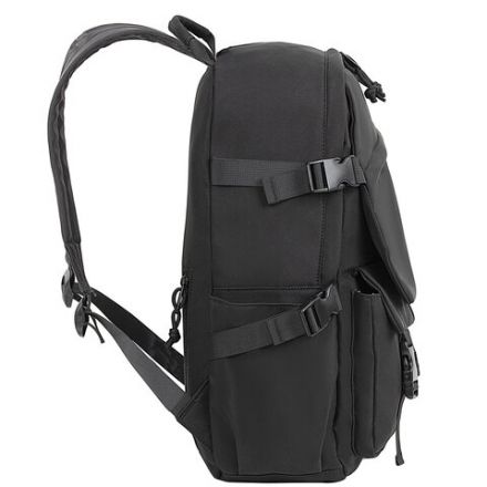 Рюкзак HEIKKI FUSION (ХЕЙКИ) универсальный, отделение для ноутбука, карман-антивор, черный, 43х30х14 см, 272577 Рюкзак HEIKKI FUSION (ХЕЙКИ) универсальный, отделение для ноутбука, карман-антивор, черный, 43х30х14 см, 272577