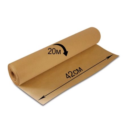 Крафт-бумага в рулоне, 420 мм x 20 м, плотность 78 г/м2, Марка А (Коммунар), BRAUBERG, 440144 Крафт-бумага в рулоне, 420 мм x 20 м, плотность 78 г/м2, Марка А (Коммунар), BRAUBERG, 440144