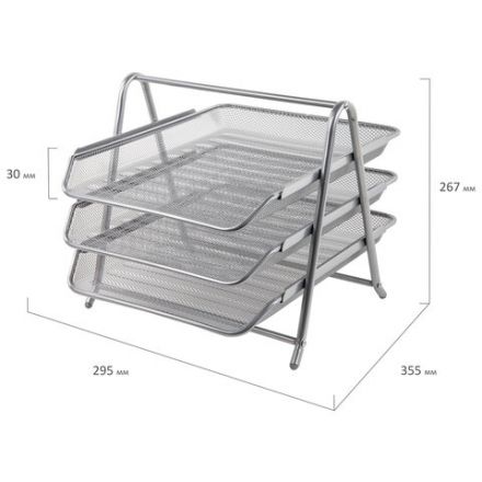 Настольный набор BRAUBERG "Germanium", 6 предметов, серебро, металл, 237986 Настольный набор BRAUBERG "Germanium", 6 предметов, серебро, металл, 237986
