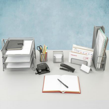 Настольный набор BRAUBERG "Germanium", 6 предметов, серебро, металл, 237986 Настольный набор BRAUBERG "Germanium", 6 предметов, серебро, металл, 237986