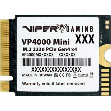 SSD накопитель Patriot Viper VP4000 500GB M.2 2230 PCIe 4x4(VP4000M500GM23) SSD накопитель Patriot Viper VP4000 500GB M.2 2230 PCIe 4x4(VP4000M500GM23)