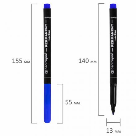 Маркер перманентный CENTROPEN 2536, СИНИЙ, тонкий наконечник, 1 мм, трехгранная зона захвата, 6 2536 0106 Маркер перманентный CENTROPEN 2536, СИНИЙ, тонкий наконечник, 1 мм, трехгранная зона захвата, 6 2536 0106