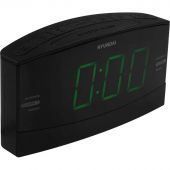 Радиобудильник Hyundai H-RCL238 черный LCD подсв:белая часы:цифровые FM Радиобудильник Hyundai H-RCL238 черный LCD подсв:белая часы:цифровые FM