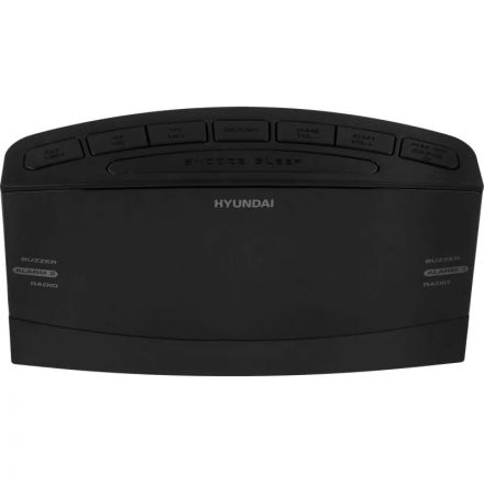 Радиобудильник Hyundai H-RCL238 черный LCD подсв:белая часы:цифровые FM Радиобудильник Hyundai H-RCL238 черный LCD подсв:белая часы:цифровые FM