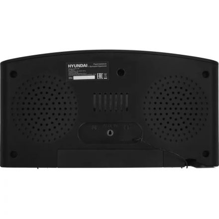 Радиобудильник Hyundai H-RCL238 черный LCD подсв:белая часы:цифровые FM Радиобудильник Hyundai H-RCL238 черный LCD подсв:белая часы:цифровые FM